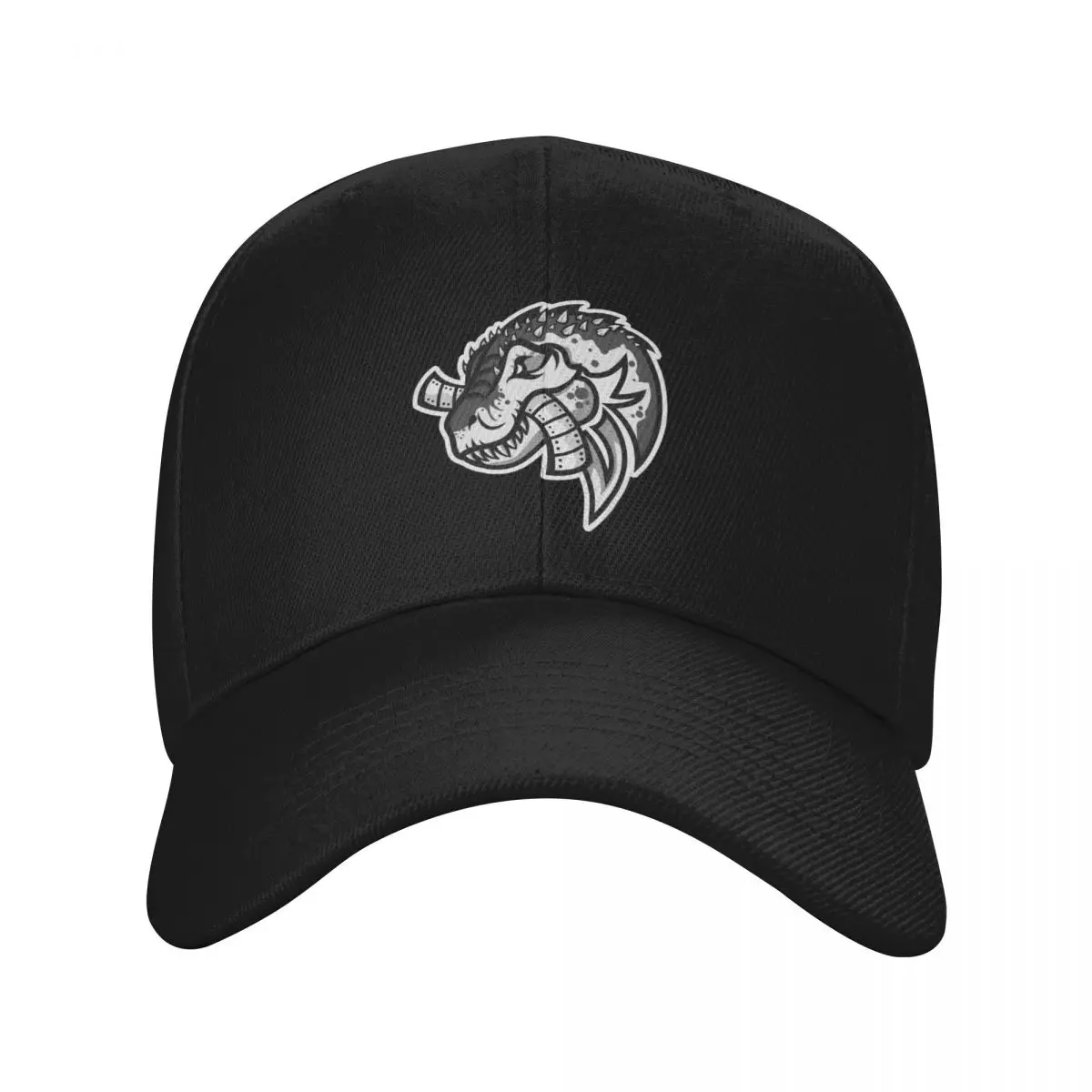 REX REEL LOGO PNG BW Baseball Cap Golf Fishing cap Hat Man For The Sun Streetwear Girl'S Hats Men's