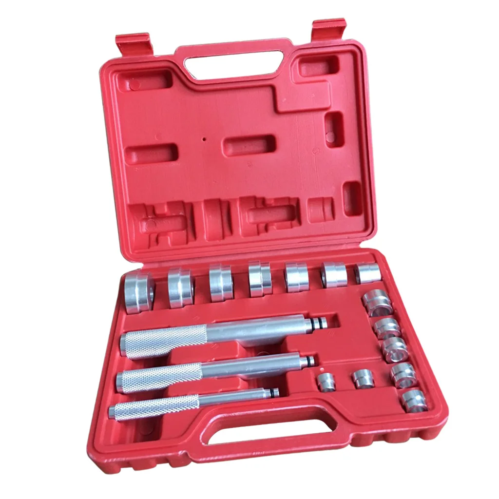 17 Pieces/Set High Quality Bushing Bearing Driver Installer Remover Inserting Tool kit with Case Car Hand Tools