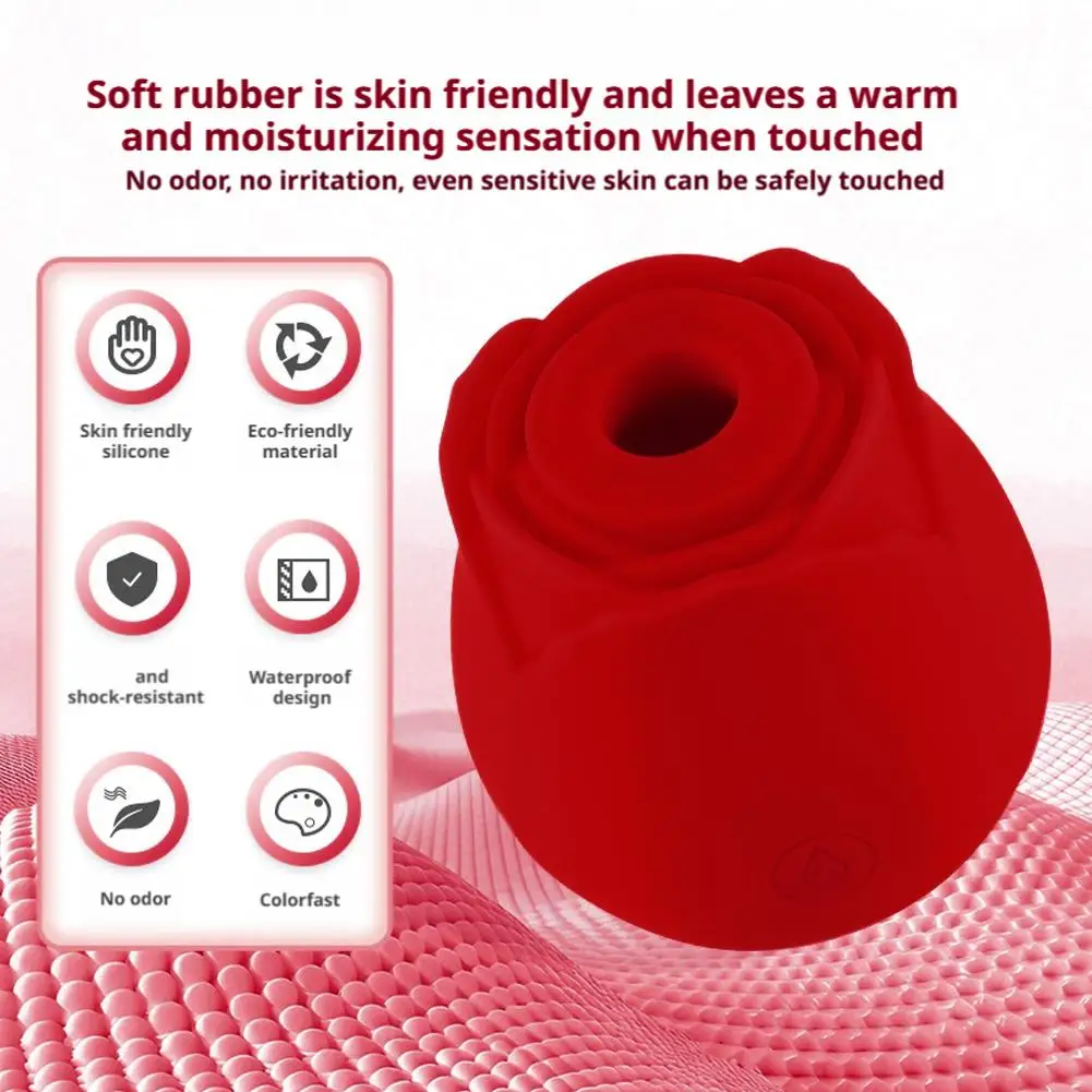 Powerful Sucking Vibrator for Women Vacuum Clitoris Stimulator Female 10-Frequency Vibrators Rose Design Sex Toys Silent - Image 3