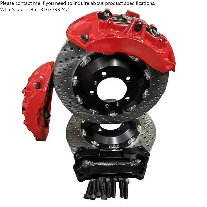 

Caliper 6 Piston Brake Caliper GT4 Big Rear Brake Kit 355-400 Disc for BMW X5F15 Mazda 6 Tesla s