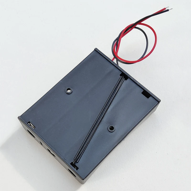 Immagine 6: Custodia per batteria fai-da-te Custodia per clip in plastica nera Contenitore 1X 2X 3X 4X 18650 Scatola di immagazzinaggio batteria Custodia per cavo