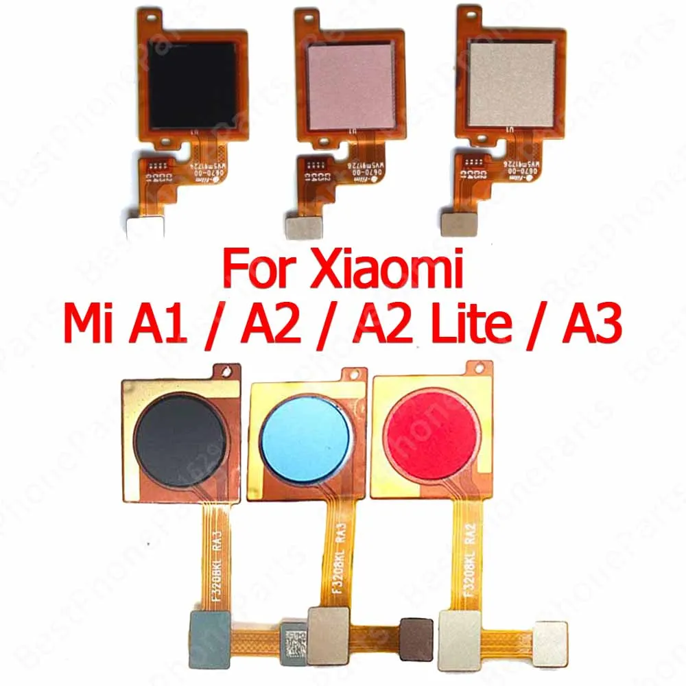 

For Xiaomi Mi Max 2 3 Max2 Max3 Finger Print Scanner Touch Menu Flex Cable Fingerprint Sensor Replacement Spare Parts