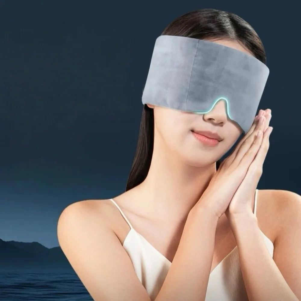 Comfortable Fit Gravity Sleep Mask Breathable Creative Weighted Eye Mask Micro Pressure Double-sided Light Blocking Mask Gift