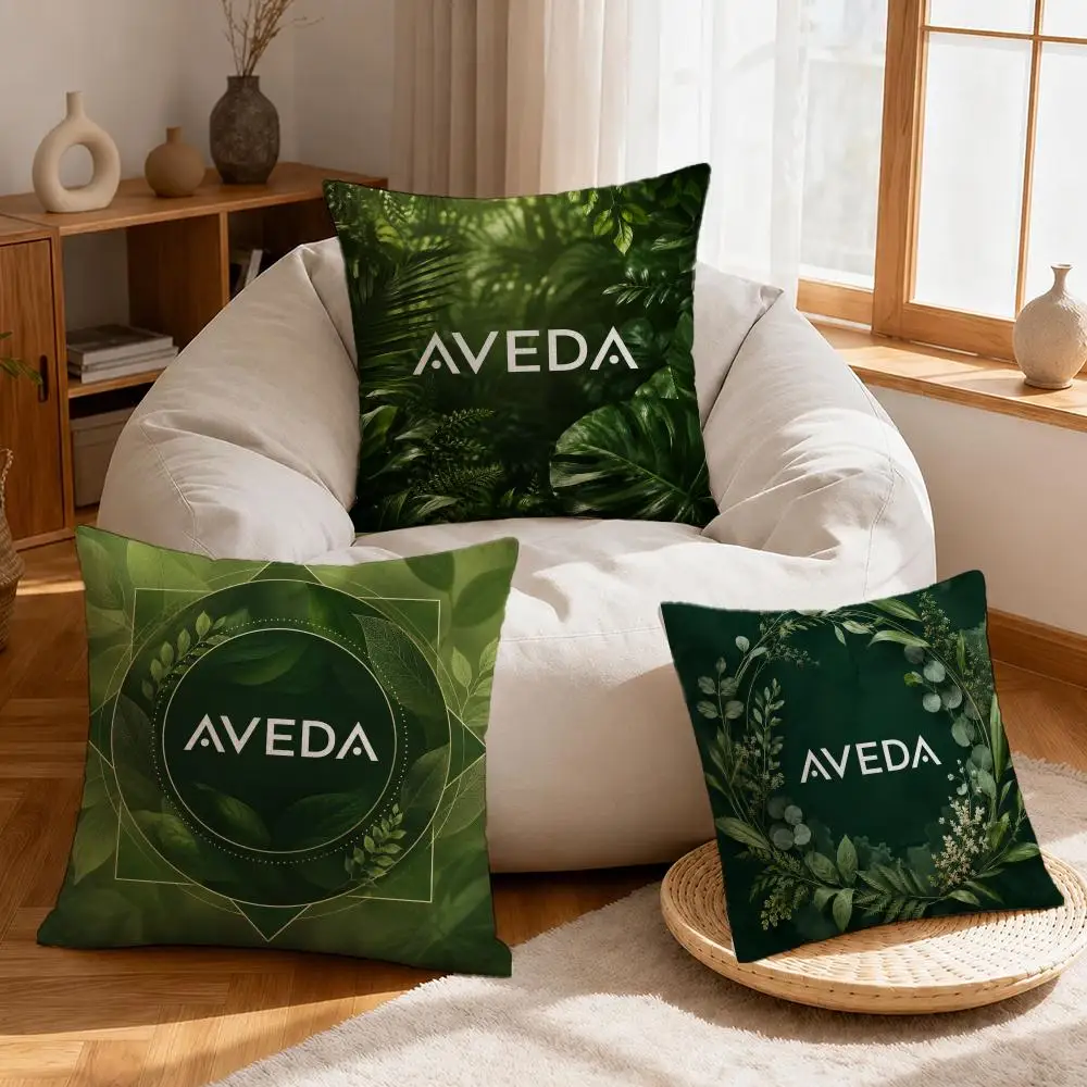 Brand Aveda Cushion Cover Linen Anti-Mite Antibacterial Cushion Cover Invisible Zipper Sofa Decor