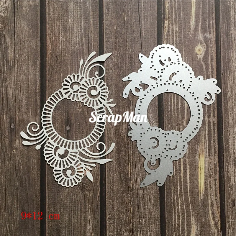 New 2024 Metal Cutting Dies Lace frame square frame diy Scrapbooking Photo Album Decorative Embossing PaperCard Crafts Dies