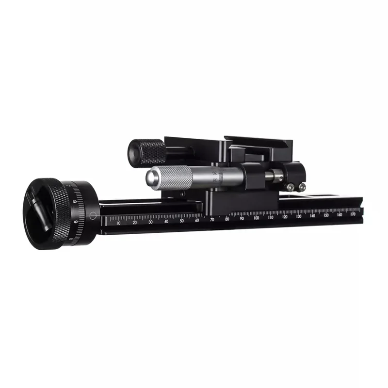 DP1 2-Accuracy Macro Focusing Slide Rail, Focus Stacking, Two-speed one-way micrometer head