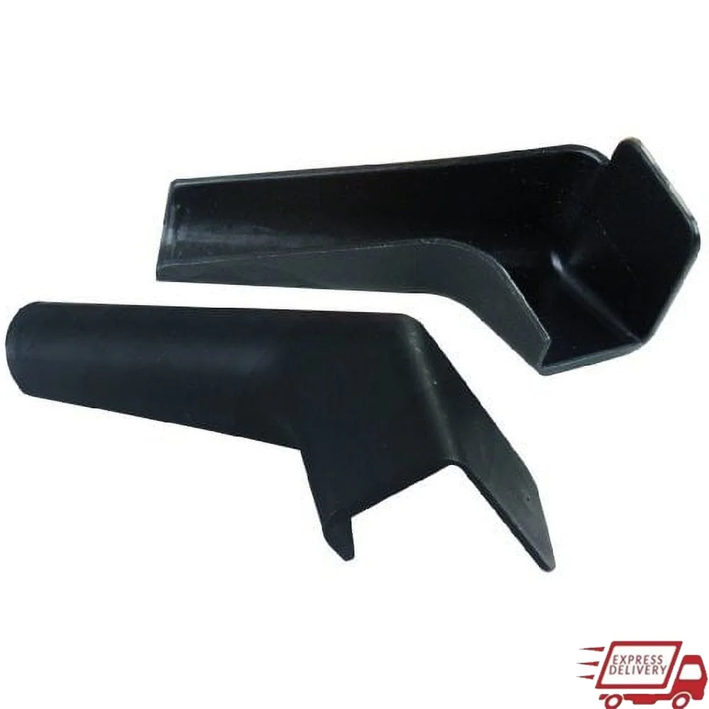 

Черный жесткий удлиненный носик для желоба от дождя, цельный дизайн, пожизненная защита от ультрафиолета, подходит для рельсов для желоба до 1-1/16 дюймов, новый пластик