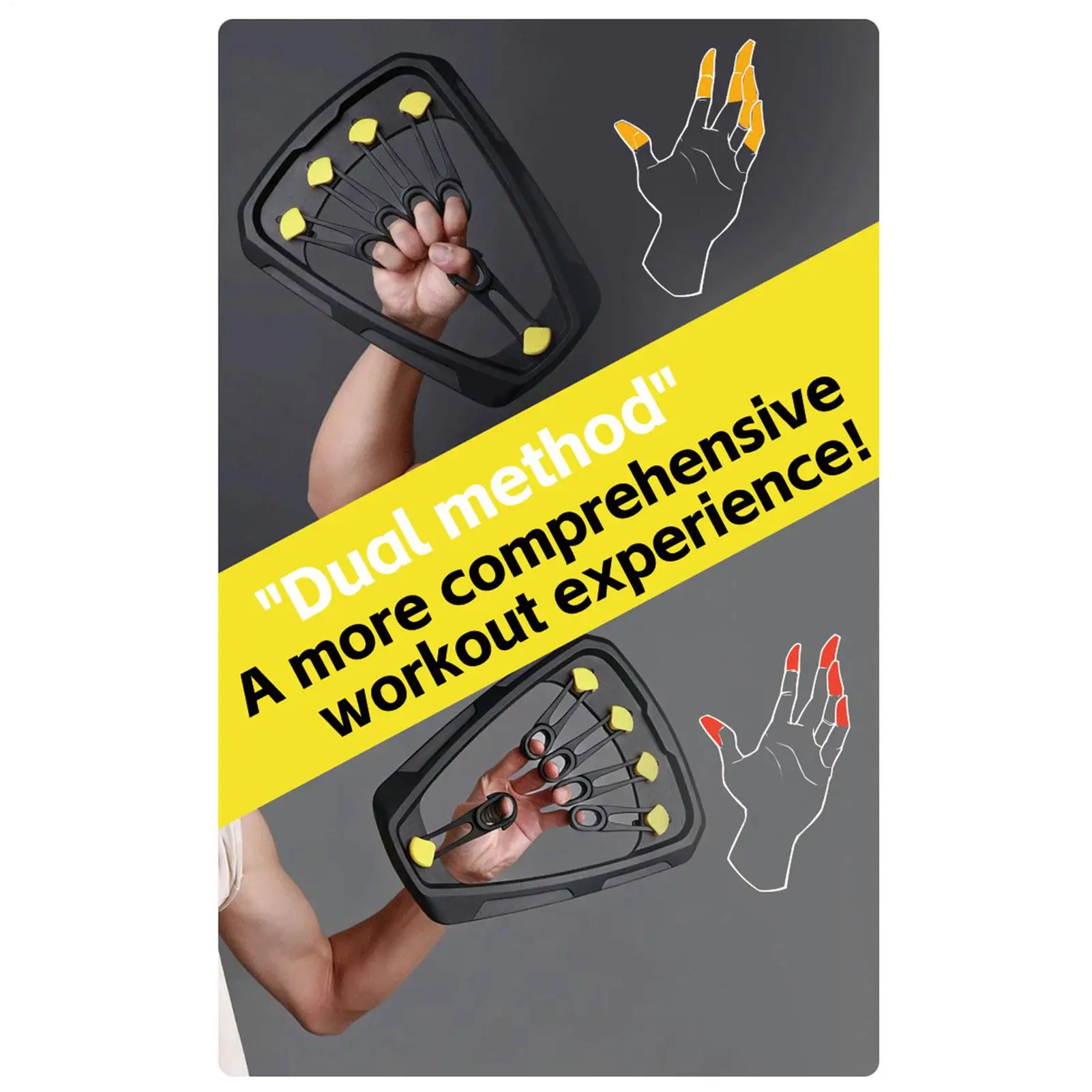 مقوي قبضة الإصبع، مقاومة قابلة للتعديل، معدات تدريب الأصابع، نقالة تمرين اليد لكبار السن والرياضيين