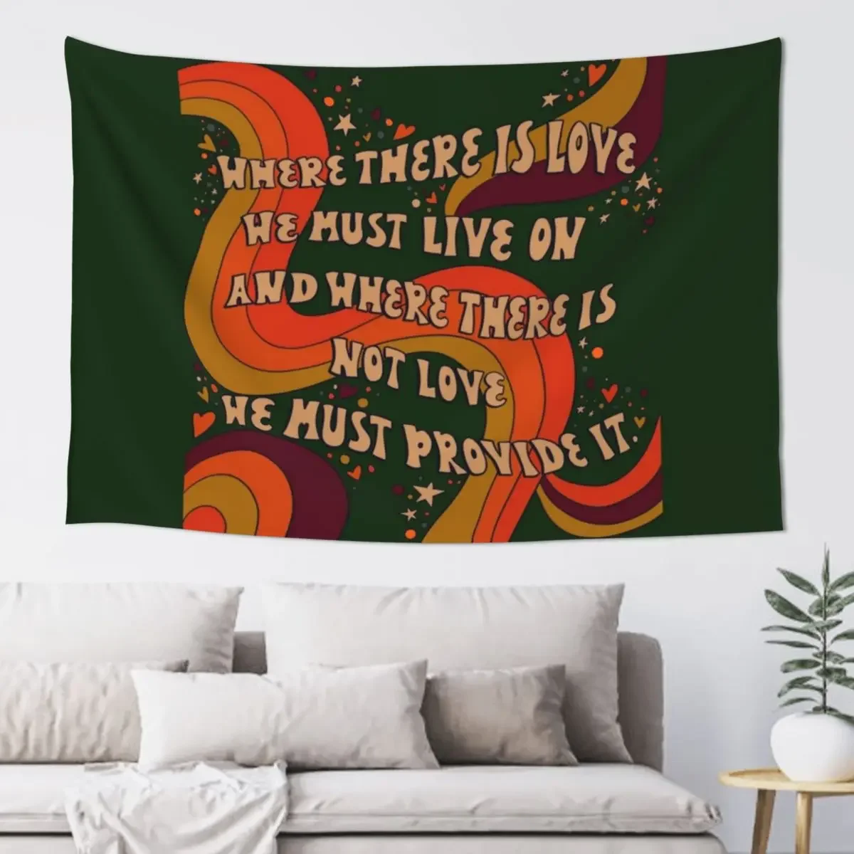 

We must live on Tapestry Wall Tapestries Outdoor Decoration Tapestry