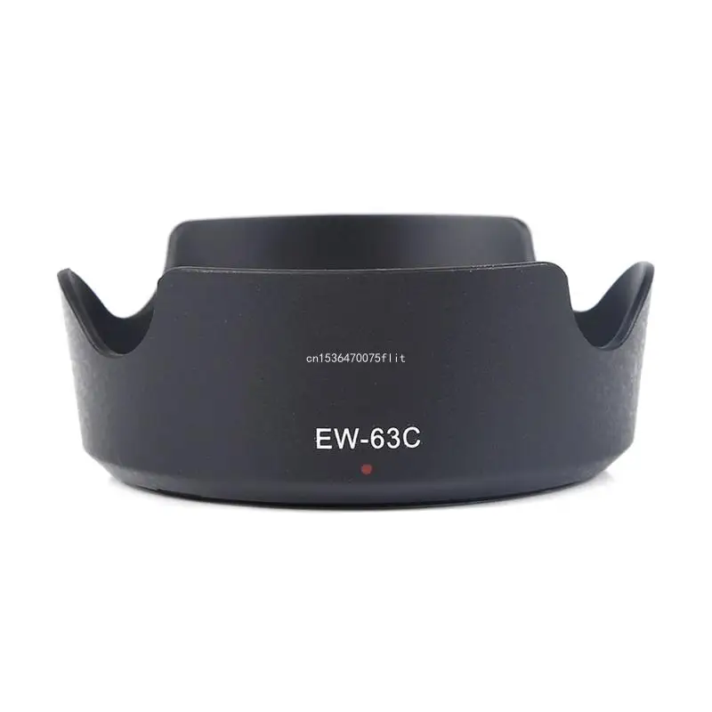 

EW-63C Lens Hood for EF-S 18-55mm f/3.5-5.6 IS for STM Lens Protector Prevent Entry of Non-imaging Light DropShipping