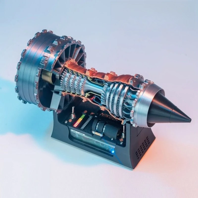 Aviation turbofan engine model ornament toy home collection