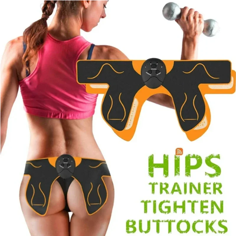 

Electric Rechargeable Muscle Stimulation Ems Exercise Slimming Massager Hip Abdomen Leg Muscle Tightener Fat Burning Fitness