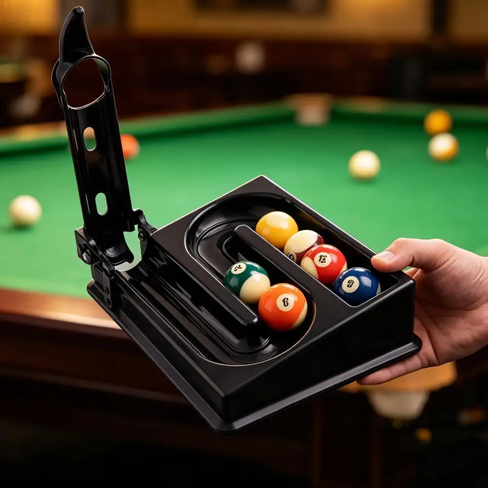 

Pool Ball Rack for Snooker Lightweight Easy to Use,Accuracy Portable Billiards Training Rack,Ball Launcher Practice Equipment
