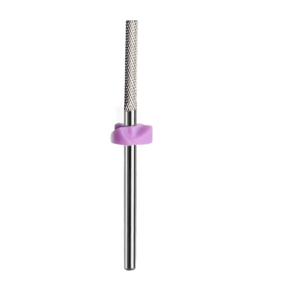 Professionelle Hartmetall-Nagelbohrer - 3/32 Zoll passend, glatter runder Aufsatz für Acryl-, Gel- und Naturnägel - Geruchsfreie Pediküre & Maniküre – Detail 7