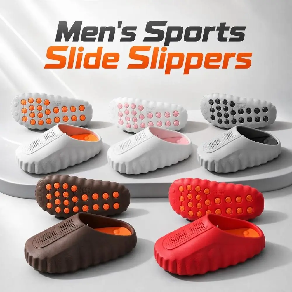 Weiche EVA-Massage-Slipper, atmungsaktiv, rutschfest, dicke Sohle, leichte Akupressur-Sommer-Strandsandalen