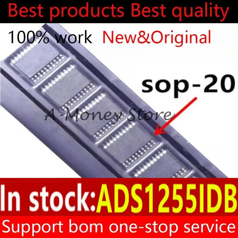 

(5-10pcs)ADS1255IDBR ADS1255IDB ADS1255 sop-20