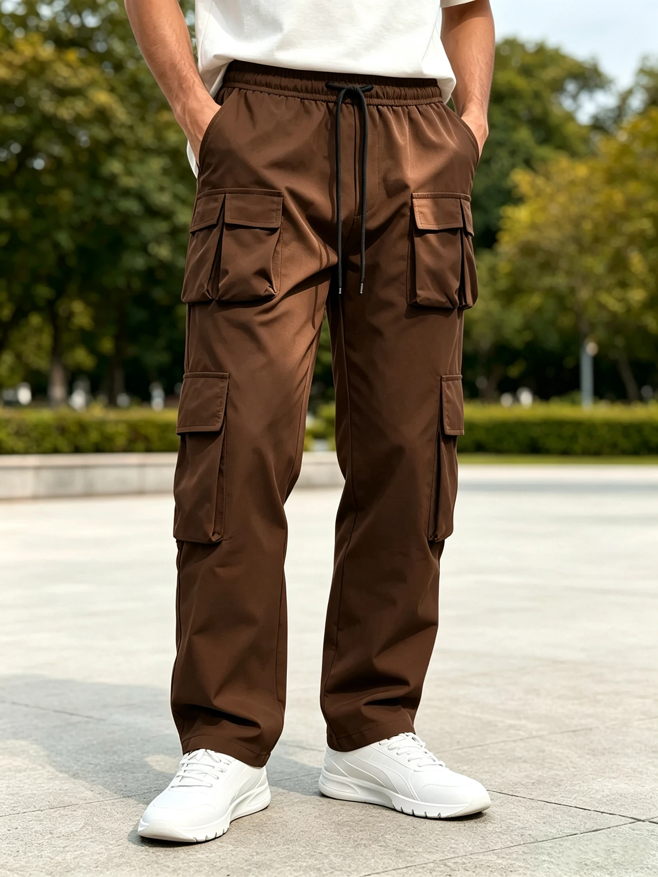 Men's Wide Leg Cargo Casual Pa - огляд і ціна Cargo Pant Wide