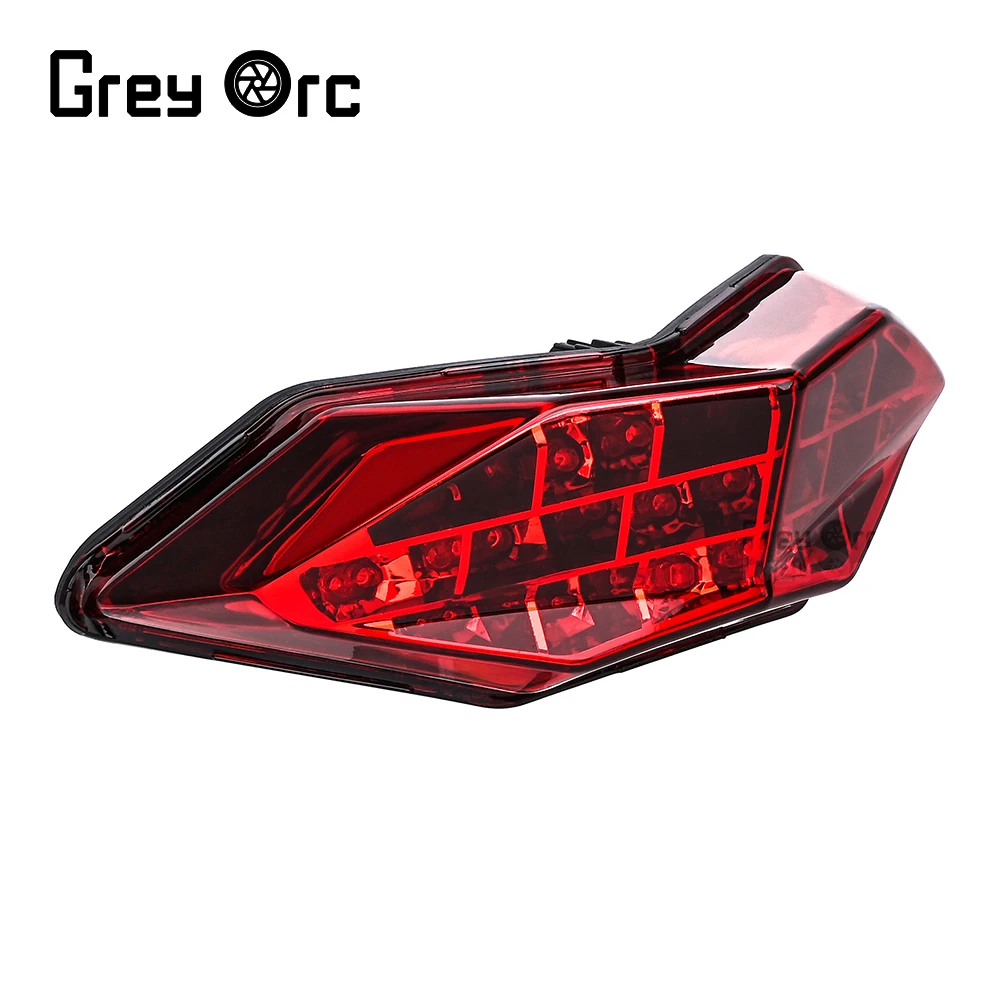 

Motorcycle LED Tail Light Rear Brake Light Turn Signals Integrated For Kawasaki Ninja 300 2013-2015 Z300 Accessories