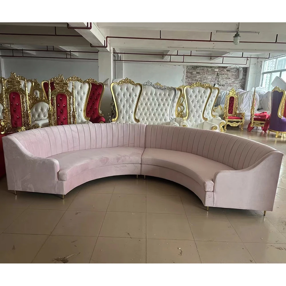 

Hot Sale Morden Event Rental Sofa Party Furniture Wedding Velvet Sofa