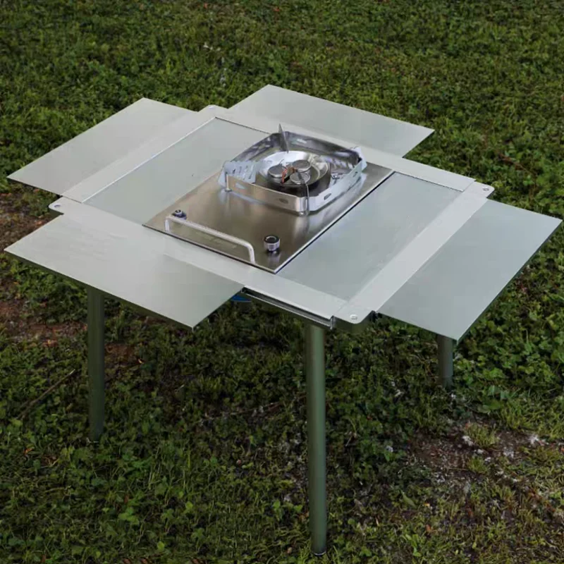 IGT Table Four Unit Frame Detachable Aluminum Alloy Camping igt Table Portable IGT 4 Unit Assmebled Free Combination Table