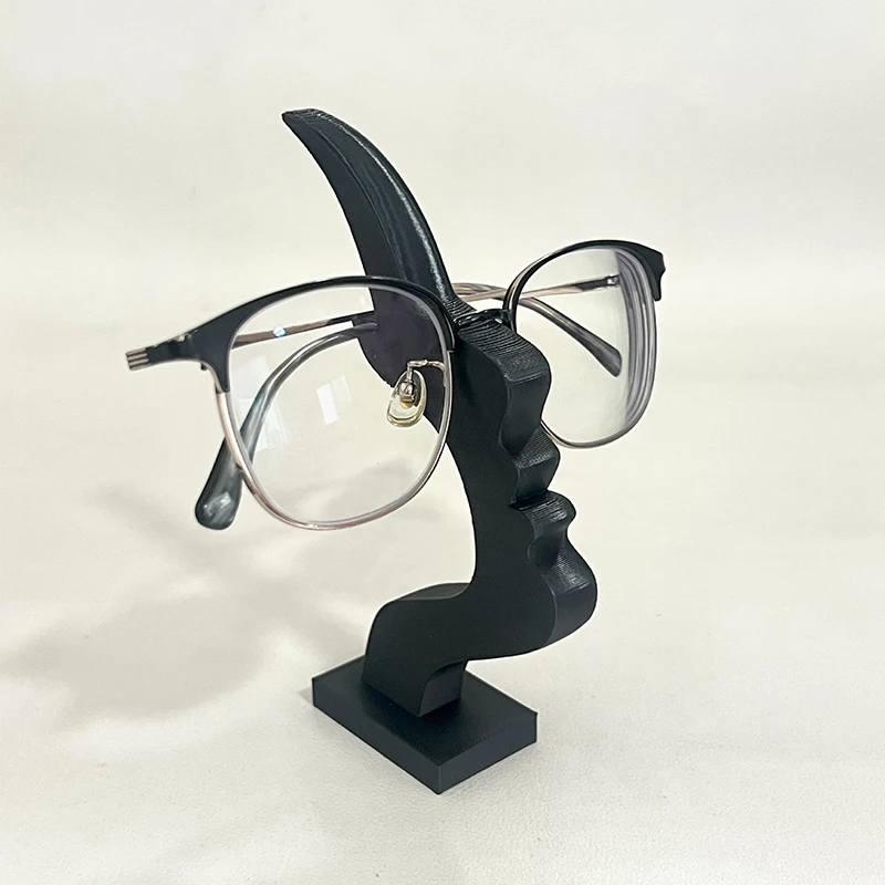 حامل نظارات للوجه الجانبي البشري على شكل شريط، حامل نظارات بسيط مثير للاهتمام #1