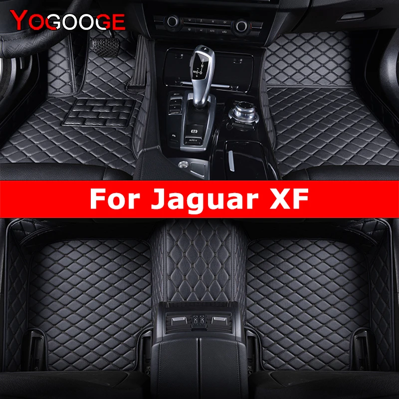 

YOGOOGE Custom Car Floor Mats For Jaguar XF XF-Sportbrake Auto Carpets Foot Coche Accessorie