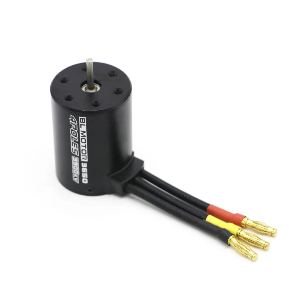 New Upgrade Waterproof 3650 3900KV RC Car Brushless Motor 60A ESC Programmer for 1/10 Remote Control Truck Car Motor Kit