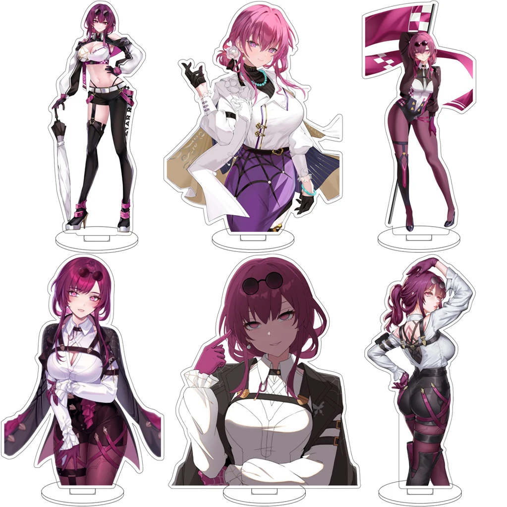 

16CM Game Anime Honkai: Star Rail Kafka Cos Acrylic Figure Stand Ornaments Birthday Chrismas Lovely Gifts