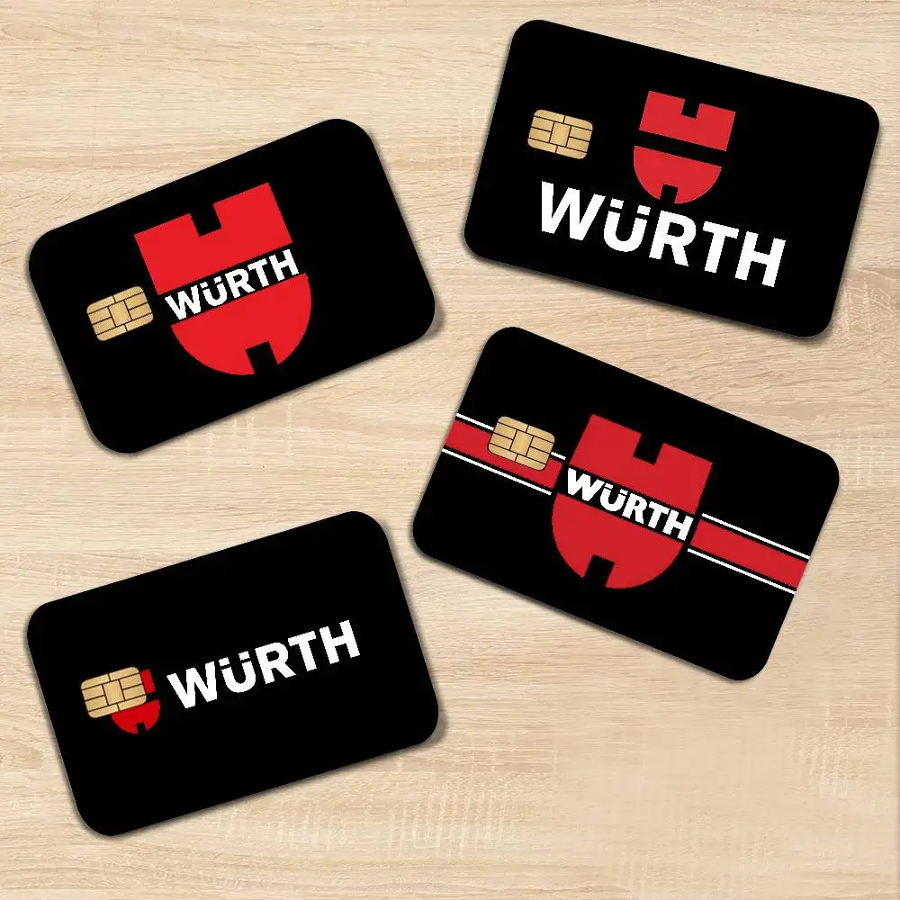 W-Wurths Tool LOGO Game Film Cover Sticker Case for Small Chip Credit Debit Card Front Side