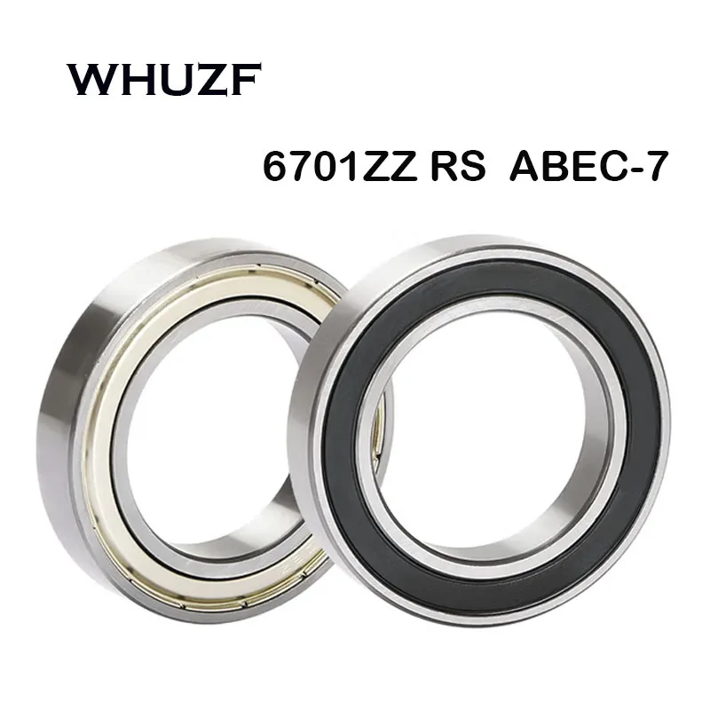 rodamientos bearing 6701 2RS 12x18x4mm Miniature Thin Section Bearings 6701RS ABEC-7 Model Bearings RC bearing