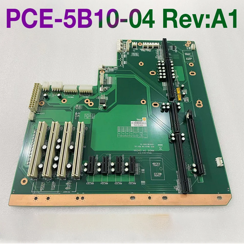 For Advantech Industrial Computer Backplane 4 PCI 4 PCIEX1 1 PCIEX16 PCE-5B10-04 Rev:A1 PCE-5B10