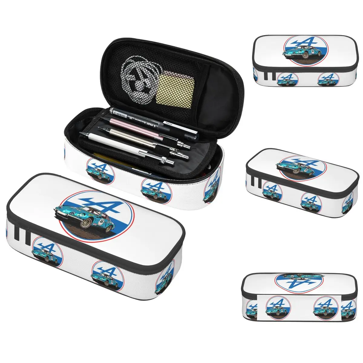 Legend Renault Alpine A110 Berlinette Astuccio per matite per ragazzi e ragazze Regali Astuccio per penne Astuccio per matite Forniture di cancelleria Astuccio portapenne