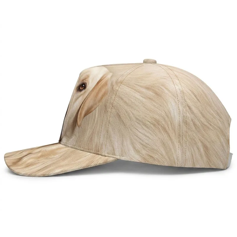 Labrador Retriever Dog Baseball Caps Pet Fluffy Labs Streetwear Hip Hop Canine Hats Trucker Beige Labby Buddy Gift Driver Peaked