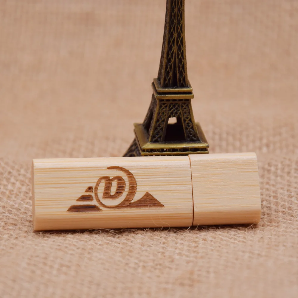 30pcs/lot Wooden personality creative gift LOGO customize wood USB flash drive u disk pendrive 4G 16GB 32GB 64GB laser engraving