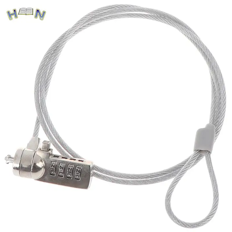 

4 Digit Security Password Computer Lock Anti-theft Chain For Notebook PC Laptop Anti-theft Lock Combination Security Lock