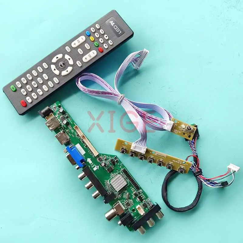 For LTN156KT02-101/301/302/C01 Driver Controller Board 1600x900 40-Pin LVDS DVB-C/T AV/USB/DHMI/VGA Laptop Matrix 15.6