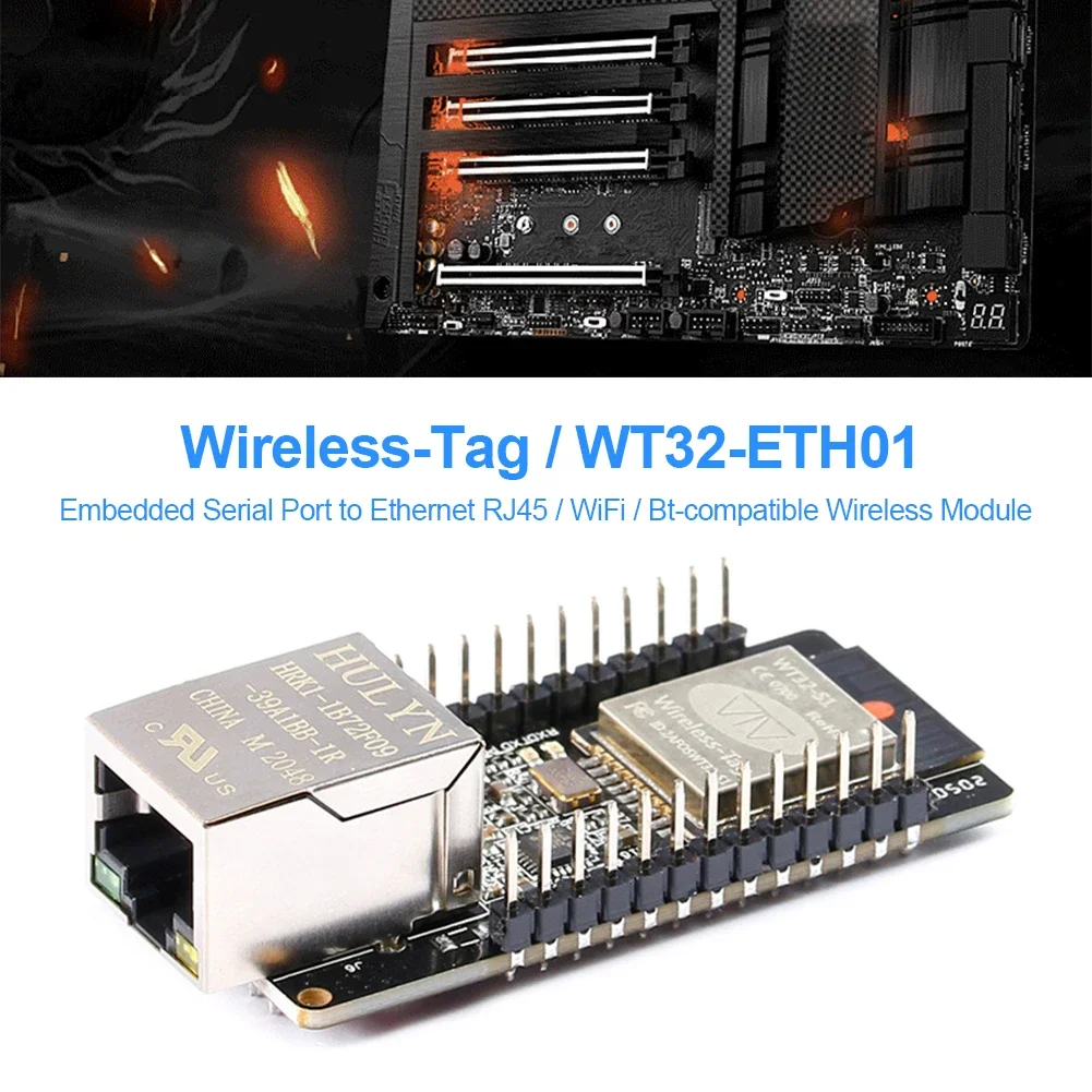 WT32-ETH01 Embedded Serial Port Wireless Module Board Networking Ethernet Wireless Module Wireless Module WT32 ETH01