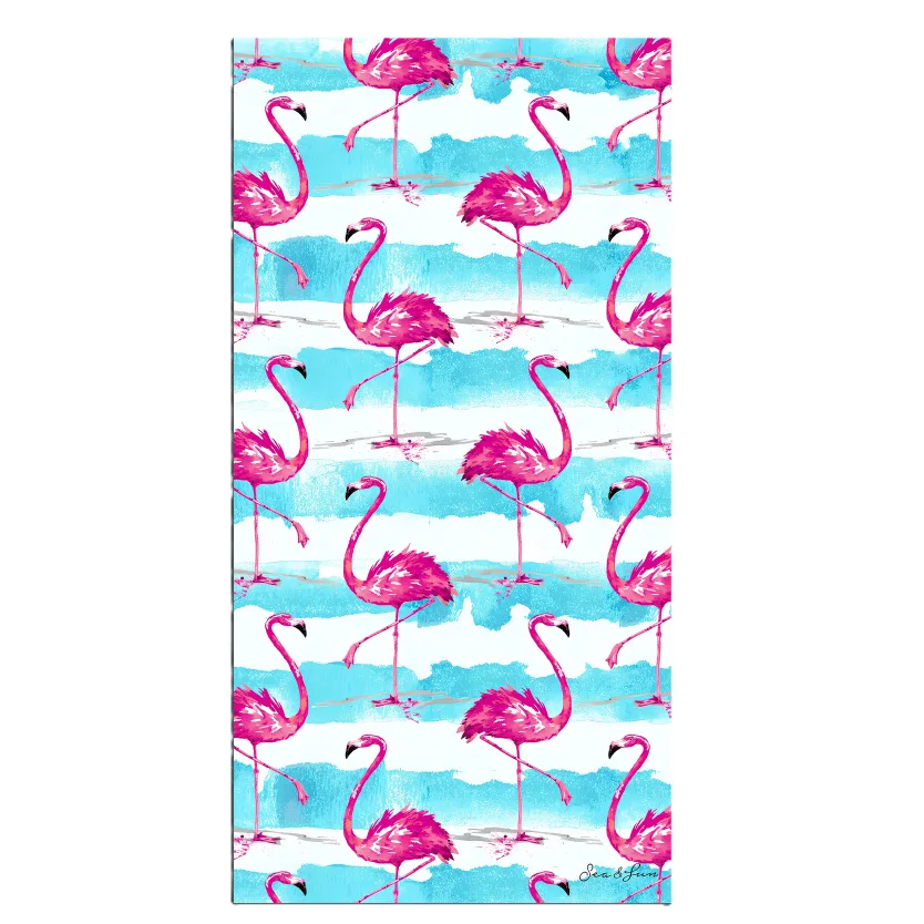 

Personalized Red-crowned Crane Towel, Oversized Custom Pattern Pool Towel For Kids Girls Women Vacation Gift Picnic Towel