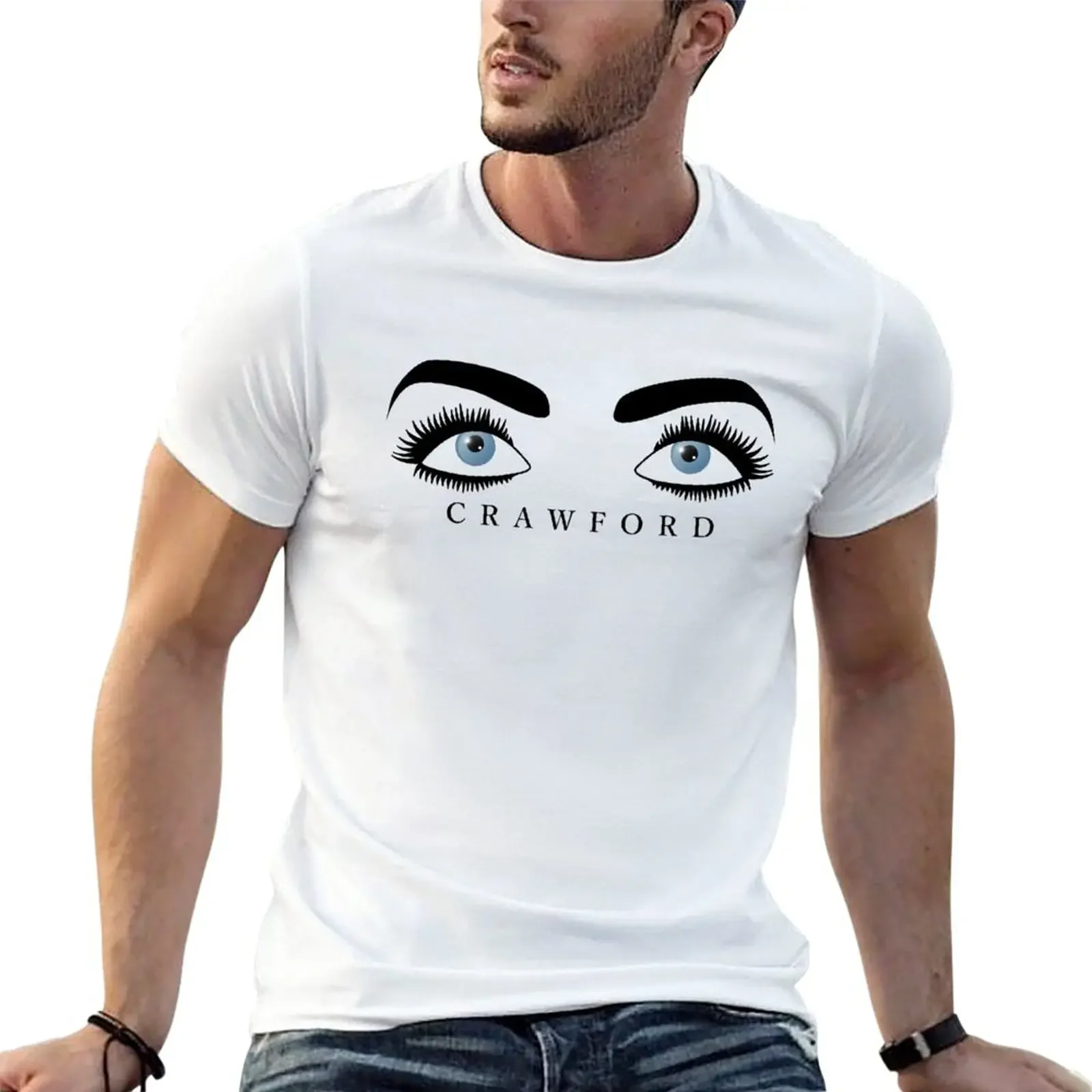 

New Joan Crawford's Eyes T-Shirt Blouse shirts graphic tees plus size tops clothes for men