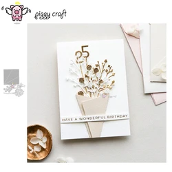 Piggy Craft metal cutting dies cut die mold Bouquet decoration Scrapbook paper craft knife mould blade punch stencils dies