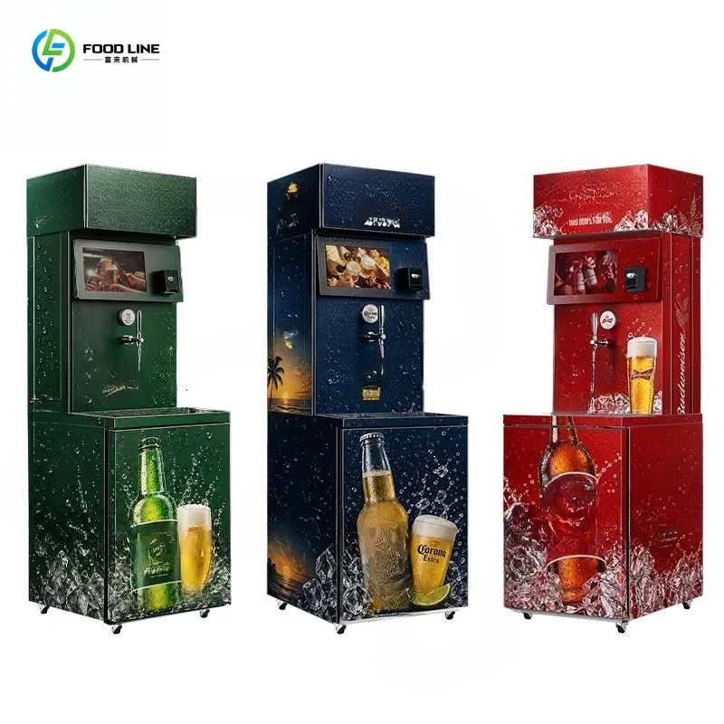 High-Profit Smart Beer Vending Machine With Credit Card Payment Self-Service Draft Beer Dispensing System