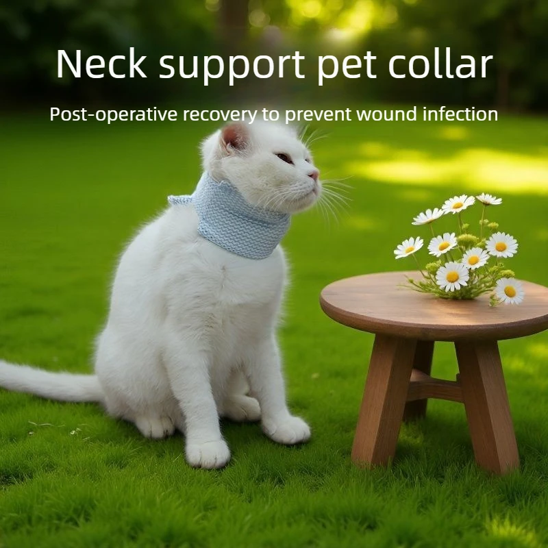 Collar postoperatorio transpirable para perros y gatos – Anti-lamido - imagen 2