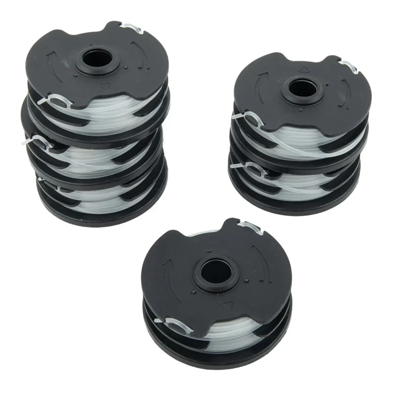 A50U 6Pcs Thread Spools For LIDL/Parkside Cordless Grass Trimmer PRTA 20-Li A1 B2 C3 String Garden Tool Replacement Part