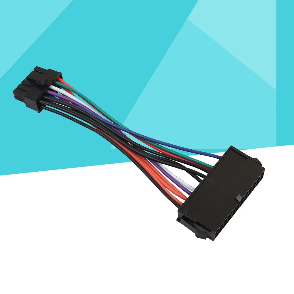 24 Pin Female to 12 Pin Adapter Cable Super Flexible Heavy Duty Marine Grade Copper Material for Server