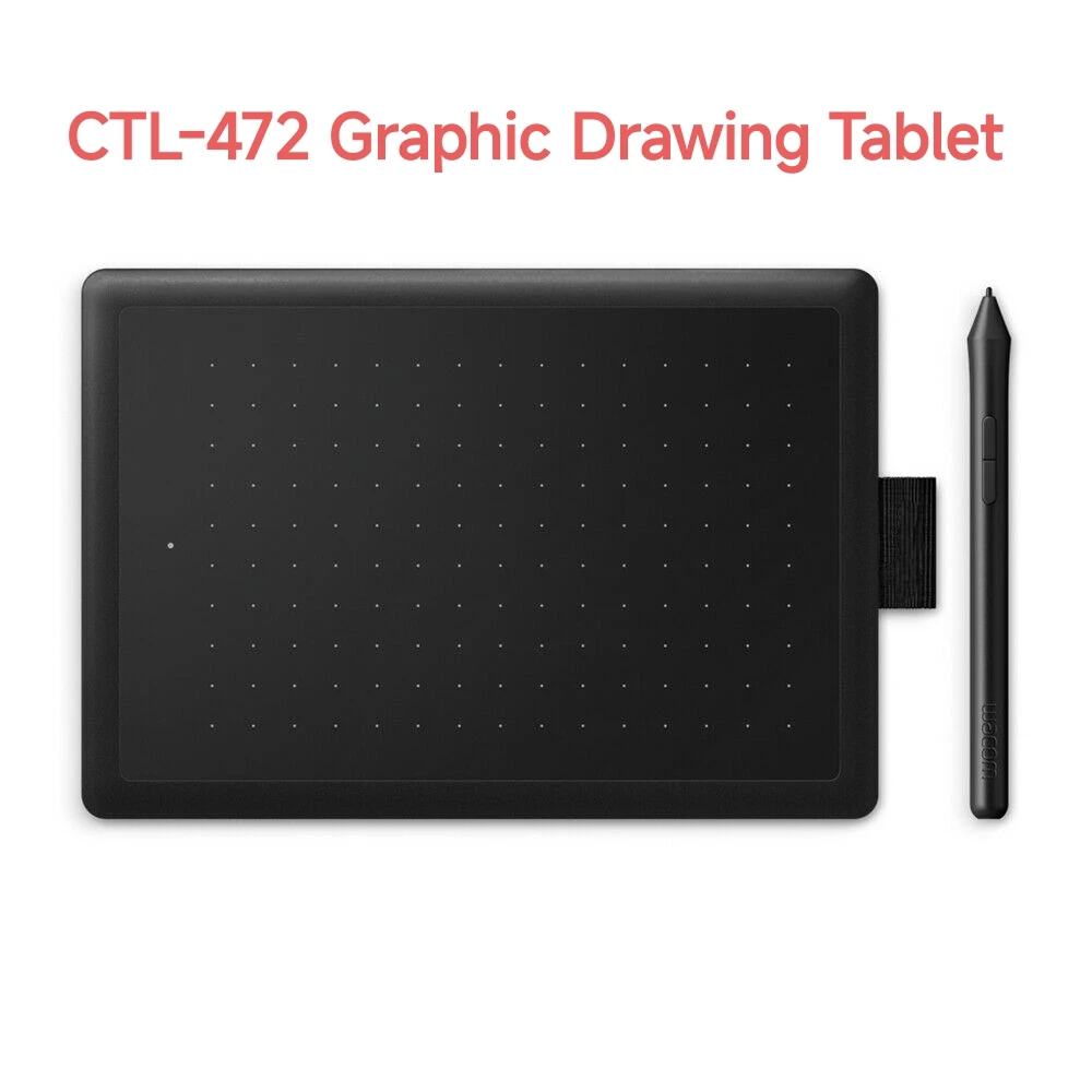 

New For Wacom CTL-472 Digital Graphic Drawing Art Tablet Creative Pen for Beginners Small Support Android/Windows/Mac Office