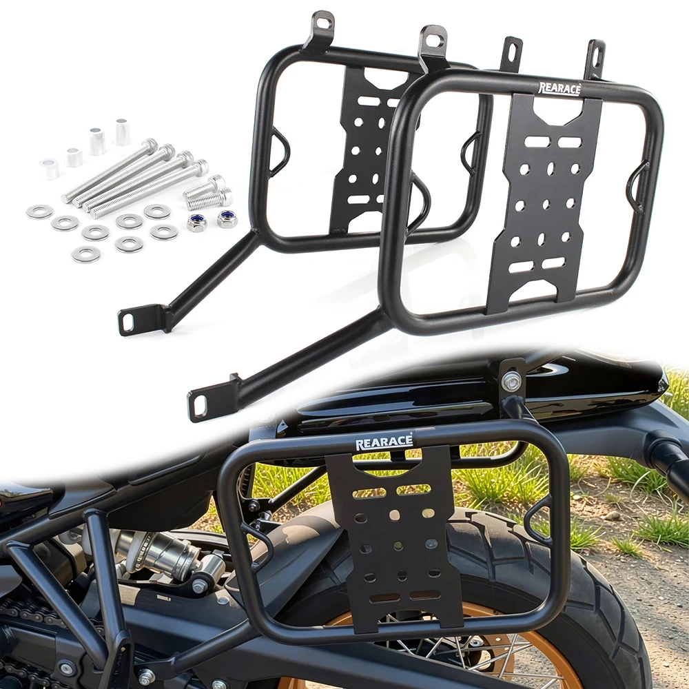 

Motorcycle Steel Saddlebag Support Racks For Royal Enfield Himalayan 450 2024-2026 Mounting Brackets Pannier Racks Side carriers