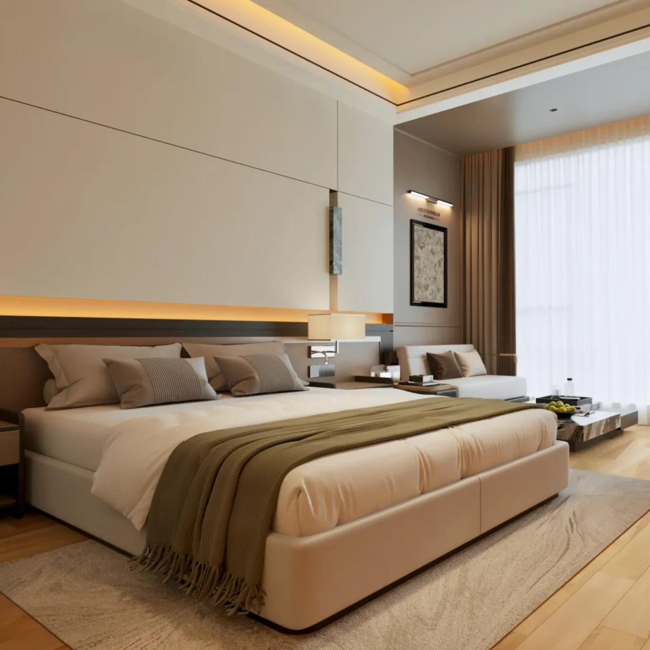Modern Hotel Bedroom Furniture Set