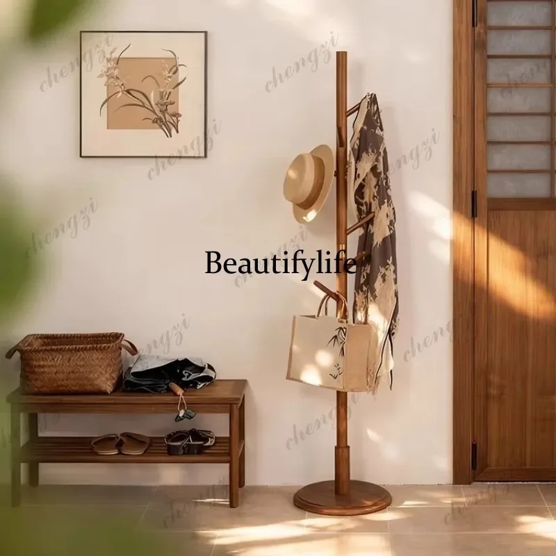 H132 Space Saving creative Coat Racks Wooden Hallway Hall Tree Stores Coat Racks Open Plant Shelves Arara De Roupa Salon Furnitu