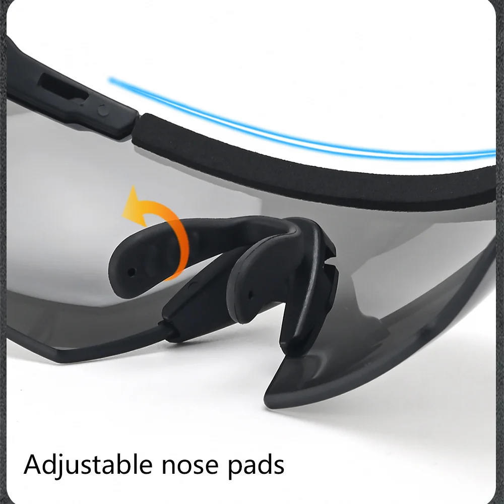 Military Tactical Goggles CS Airsoft Windproof Shooting Glasses HD 3 Lens Motocross Motorcycle Mountaineering Safe Glasses - view 3