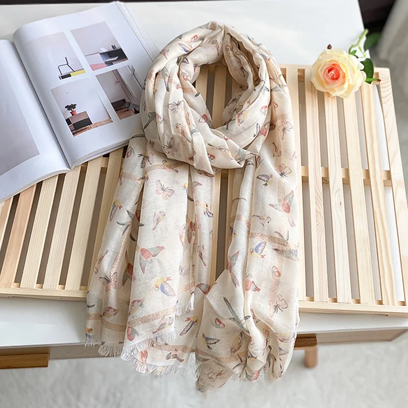 

Золотой клетчатый шарф для женщин взимку, новая универсальная тонкая шаль в стиле ретро